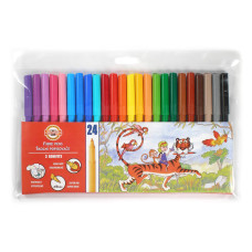 Фломастеры Koh-I-Noor Zoo 1002 771002BD04TERU Вентилируемый 24цв.