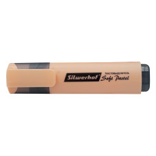 Текстовыделитель Silwerhof Soft Pastel 108133-28 скошенный пиш. наконечник 1-5мм персиковый коробка
