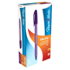 Ручка шариковая Paper Mate INK JOY (S0977330) однораз. 1.2мм корпус пластик фиолетовый тонированный фиолетовые чернила коробка картонная