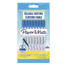 Набор шариковых ручек Paper Mate PM045 (2084422) 0.7мм синие чернила блистер (8шт)