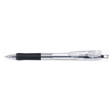Ручка шариковая Zebra TAPLI CLIP EXTRA (BNS5-BK) авт. 0.5мм резин. манжета удлиненный стержень черный