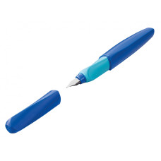 Ручка перьев. Pelikan Office Twist Standart P457 (PL814737) Deep Blue M сталь нержавеющая карт.уп.