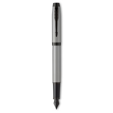 Ручка перьев. Parker IM Achromatic F317 (2127619) серый мат. F сталь нержавеющая подар.кор.конвертор/картриджи