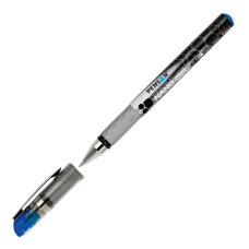 Ручка гелевая Pensan NANO GEL (6020/12BLUE) 0.7мм игловидный пиш. наконечник корпус пластик резин. манжета серебристый синие чернила