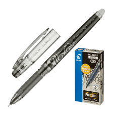 Ручка гелевая Pilot BL-FRP-5-B (207984) Frixion Рoint 0.25мм игловидный пиш. наконечник круглая корпус пластик резин. манжета черный черные чернила