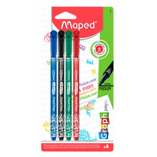 Маркер Maped Graph Pep`s 749627 0.8мм 4цв. блистер
