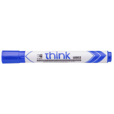 Маркер для досок Deli EU00230 Think скошенный пиш. наконечник 2-5мм синий