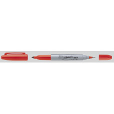 Маркер перманентный Paper Mate Twin Tip S0811110 Sharpie красный