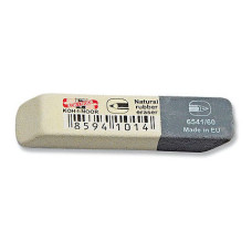 Ластик Koh-I-Noor 6541 6541060007KDRU прямоугольный 50х13х7мм каучук двусторонний блистер (1шт)