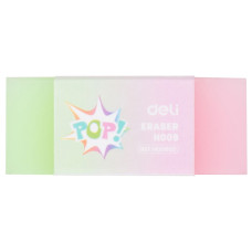 Ластик Deli EH00800 POP 48x19x10мм ПВХ ассорти индивидуальная картонная упаковка