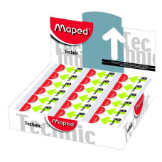 Ластик Maped Technic Mini 011301 прямоугольный белый с формулой 