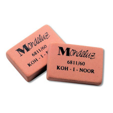 Ластик Koh-I-Noor 6811 6811060003KDRU прямоугольный 31х21х8мм каучук красный блистер