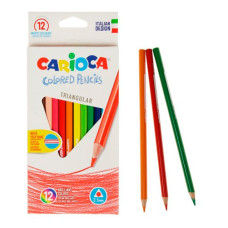 Карандаши цв. Carioca Triangular 42515 трехгран. 12цв. коробка/европод.