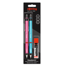 Набор карандашей мех. Rotring Visuclick 2102711 0.7мм HB розовый/голубой (2шт)