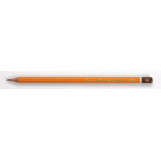 Карандаш чернографит. Koh-I-Noor 1500 150004B01170RU 4B шестигран. дерево ластик корпус ассорти коробка с европодвесом