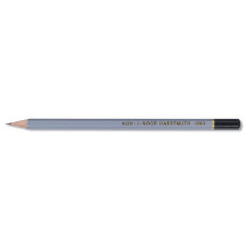 Карандаш чернографит. Koh-I-Noor 1860 186002B00104 2B шестигран. дерево корпус серый коробка с европодвесом