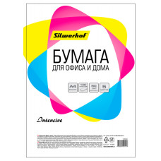 Бумага Silwerhof 719002 A4/80г/м2/100л./радуга интенсив (5цветов)
