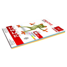 Бумага Creative БОPR-100R A4/80г/м2/100л./радуга медиум (5цветов) универсальная