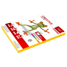 Бумага Creative БИPR-100Ж A4/80г/м2/100л./желтый интенсив универсальная