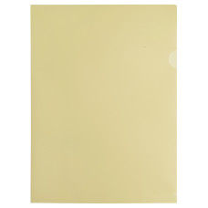 Папка-уголок Бюрократ Pastel -EPAST/YEL A4 пластик 0.18мм желтый