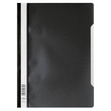 Папка-скоросшиватель Durable 2573-01 A4 прозрач.верх.лист ПВХ черный