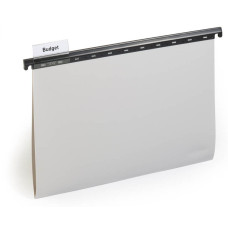 Папка подвесная Durable 2563-10 A4 пластик серый