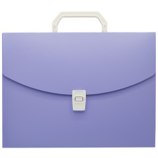 Портфель Бюрократ Pastel PASTPP01VIO 1 отдел. A4 пластик 0.7мм фиолетовый
