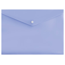 Конверт на кнопке Бюрократ Pastel -PKPAST/VIO A4 пластик 0.18мм фиолетовый
