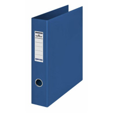 Папка на 4-х D-кольцах Durable 3160-07 A4 ПВХ кор.65мм торц.карм с бум. встав синий