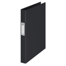Папка на 2-х кольцах Durable 3130-01 A4 ПВХ кор.35мм торц.карм с бум. встав черный