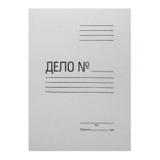 Скоросшиватель Silwerhof СК320 картон 0.6мм 320г/м2 белый