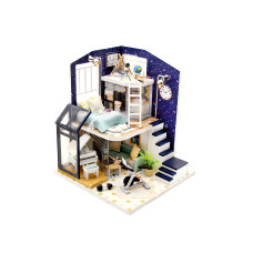 Румбокс Интерьерный конструктор Hobby Day DIY MiniHouse, Путь к звездам, M041