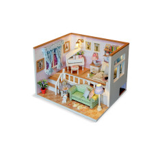 Румбокс Интерьерный конструктор Hobby Day DIY MiniHouse, Музыкальная комната, M026
