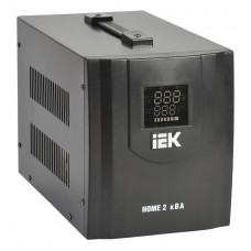 Стабилизатор напряжения IEK Home 2кВА однофазный черный (IVS20-1-02000)