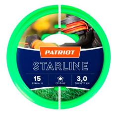 Леска для садовых триммеров Patriot Starline d=3.0мм L=15м (805201066)