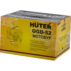 Мотобур Huter GGD-52 2-х такт. 1400Вт 1.9л.с. 52см3 8700об/мин (70/13/1)