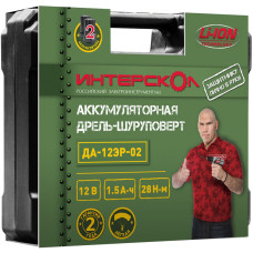 Дрель-шуруповерт Интерскол ДА-12ЭР-02 ДМ аккум. патрон:быстрозажимной (кейс в комплекте)