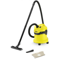 Строительный пылесос Karcher WD 2 1000Вт (уборка: сухая/сбор воды) желтый