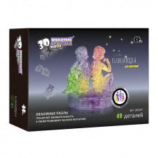 3D Crystal Puzzle Знаки Зодиака Близнецы со светом (9050A)