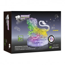 3D Crystal Puzzle Знаки Зодиака Лев со светом(9052A)