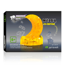 3D Crystal Puzzle Месяц со светом 9017A