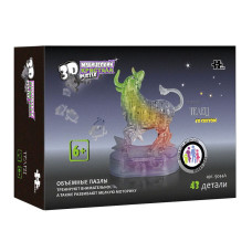3D Crystal Puzzle Знаки Зодиака Телец со светом(9044A)
