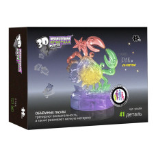 3D Crystal Puzzle Знаки Зодиака Рак со светом(9048A)