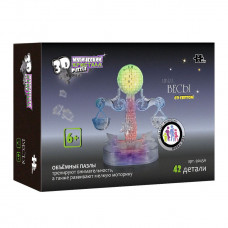 3D Crystal Puzzle Знаки Зодиака Весы со светом (9045A)