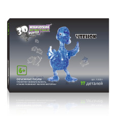 3D Crystal Puzzle Утенок L 29025 (YJ6821)