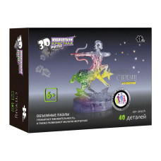 3D Crystal Puzzle Знаки Зодиака Стрелец со светом(9047A)