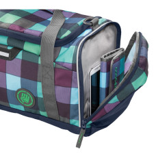 Сумка спортивная Coocazoo SporterPorter Green Purple District зеленый/черный