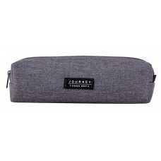 Пенал Deli 66683GREY 1 отделение ткань