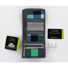 Кошелек Coocazoo 124813 Green Purple District 2отд. 120х100х15мм полиэстер