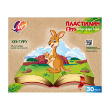 Пластилин Луч 31С 2064-08 Zoo 30цв. 450гр. без стека картон.кор.